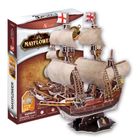 Cubic Fun, Żaglowiec Mayflower, puzzle 3D, 111 elementów