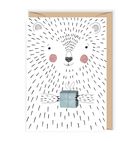 Cudowianki, karnet urodziny Miś polarny