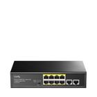Cudy, przełącznik, switch, FS1010PG 8-Port 10/100M PoE+ 120W 2xGbE Uplink