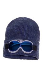 Czapka chłopięca, granatowa, Ambra