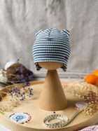 Czapka chłopięca, granatowo-biała, Iltom