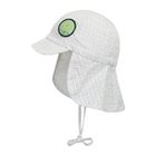 Czapka chłopięca safari, wiązana, biała, Döll