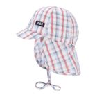 Czapka chłopięca safari, wiązana, biała, Döll