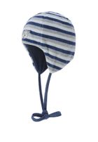 Czapka chłopięca, wiązana, ciemnoniebieska, Bellybutton