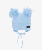 Czapka chłopięca, wiązana niebieska, Iltom