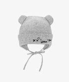 Czapka chłopięca, wiązana szara, Iltom