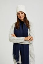 Czapka damska, biała, Moodo