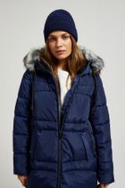 Czapka damska, granatowa, Moodo