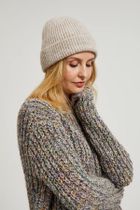 Czapka damska, jasnoróżowa, Moodo