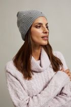 Czapka damska, szara, Moodo