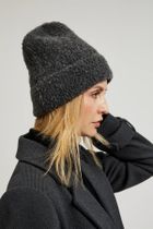 Czapka damska, szara, Moodo