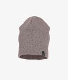 Czapka dziecięca, prążkowana, brązowa, smerfetka, Iltom