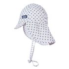 Czapka dziecięca safari, wiązana, biała, Döll