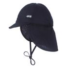 Czapka dziecięca safari, wiązana, granatowa, Döll