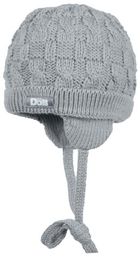 Czapka dziecięca, wiązana, szara, Döll