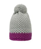 Czapka dziecięca z pomponem, szara, Döll