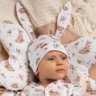 Czapka dziewczęca, biała, Nicol