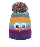 Czapka dziewczęca, mix, paski, Döll