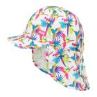 Czapka dziewczęca safari, biała, Döll