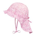 Czapka dziewczęca safari, wiązana, różowa, Döll