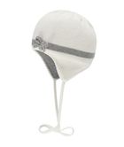 Czapka dziewczęca, wiązana, biała, Döll