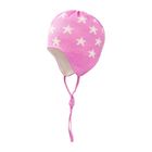 Czapka dziewczęca, wiązana, różowa, Döll