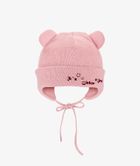 Czapka dziewczęca, wiązana różowa, Iltom