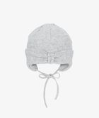 Czapka dziewczęca, wiązana szara, Iltom