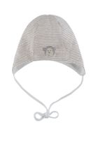 Czapka niemowlęca, wiązana, beżowa, Bellybutton
