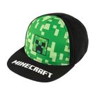 Czapka z daszkiem chłopięca, czarna, Minecraft