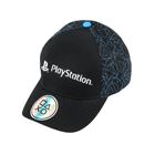 Czapka z daszkiem chłopięca, czarna, PlayStation