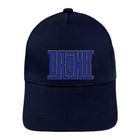 Czapka z daszkiem chłopięca, granatowa, Ambra