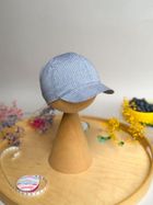 Czapka z daszkiem chłopięca, granatowa, Iltom