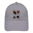 Czapka z daszkiem chłopięca, szara, Ambra