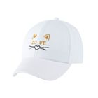 Czapka z daszkiem dziewczęca, biała, Be Snazzy