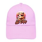 Czapka z daszkiem dziewczęca, jasnofioletowa, Ambra