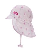 Czapka z daszkiem dziewczęca, wiązana, różowa, Döll