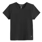 Czarna koszulka basic z bawełny czesanej NOWEAR