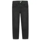 Czarne regulowane spodnie jeansowe o kroju slim Cool Club