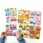 CzuCzu, Pojazdy małe i duże, puzzle i gra, 6-4 elementy, 2+