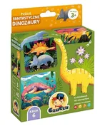 CzuCzu, puzzle, Fantastyczne Dinozaury 3+