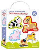 CzuCzu, Zwierzątka na wsi, puzzle progresywne