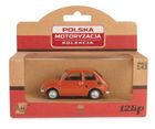 Daffi, Kolekcja Polskiej Motoryzacji, Fiat 126p, pojazd, model metalowy, brązowy, 1:43
