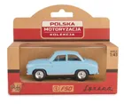 Daffi, Kolekcja Polskiej Motoryzacji, Syrena 104, pojazd, model metalowy, niebieski, 1:43