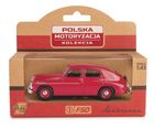Daffi, Kolekcja Polskiej Motoryzacji, Warszawa M20, pojazd, model metalowy, bordowy, 1:43