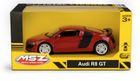 Daffi, MSZ, Audi R8 GT, pojazd, model metalowy, czerwony, 5"