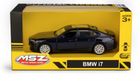 Daffi, MSZ, BMW i7 Black, pojazd, model metalowy, czarny, 5"