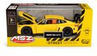 Daffi, MSZ, BMW M4 GT3, pojazd, model metalowy, żółty, 1:32