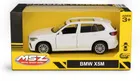 Daffi, MSZ, BMW X5M, pojazd, model metalowy, biały, 5"