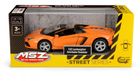 Daffi, MSZ, Lamborghini Aventador Roadster, pojazd, model metalowy, pomarańczowy, 1:32